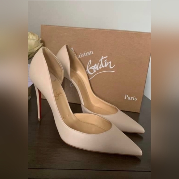 Christian Louboutin Ivory Iriza Heels